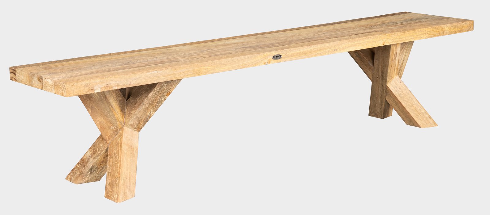SPIDER RECYCLE - lavice z teaku 220 cm  - kvalitní ratanový, teakový nábytek od RATTAN STUDIO